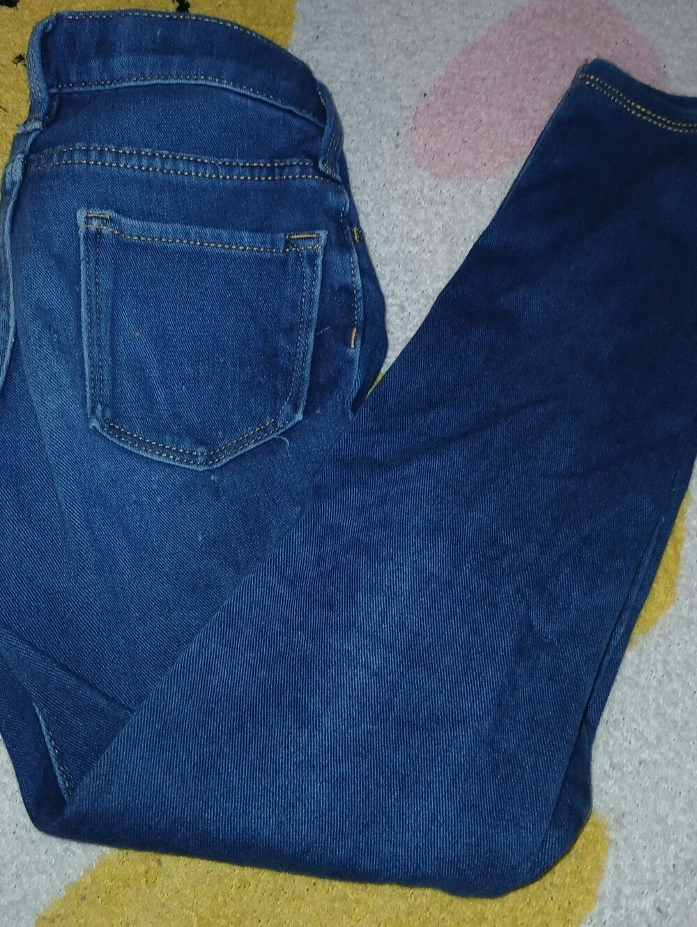 Pre-loved Classic Girls Dark Blue Slim Jeans